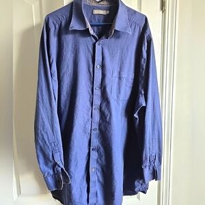 Daniel Cremieux Signature Collection Men's Shirt 3XLT Button Long Sleeve Cotton